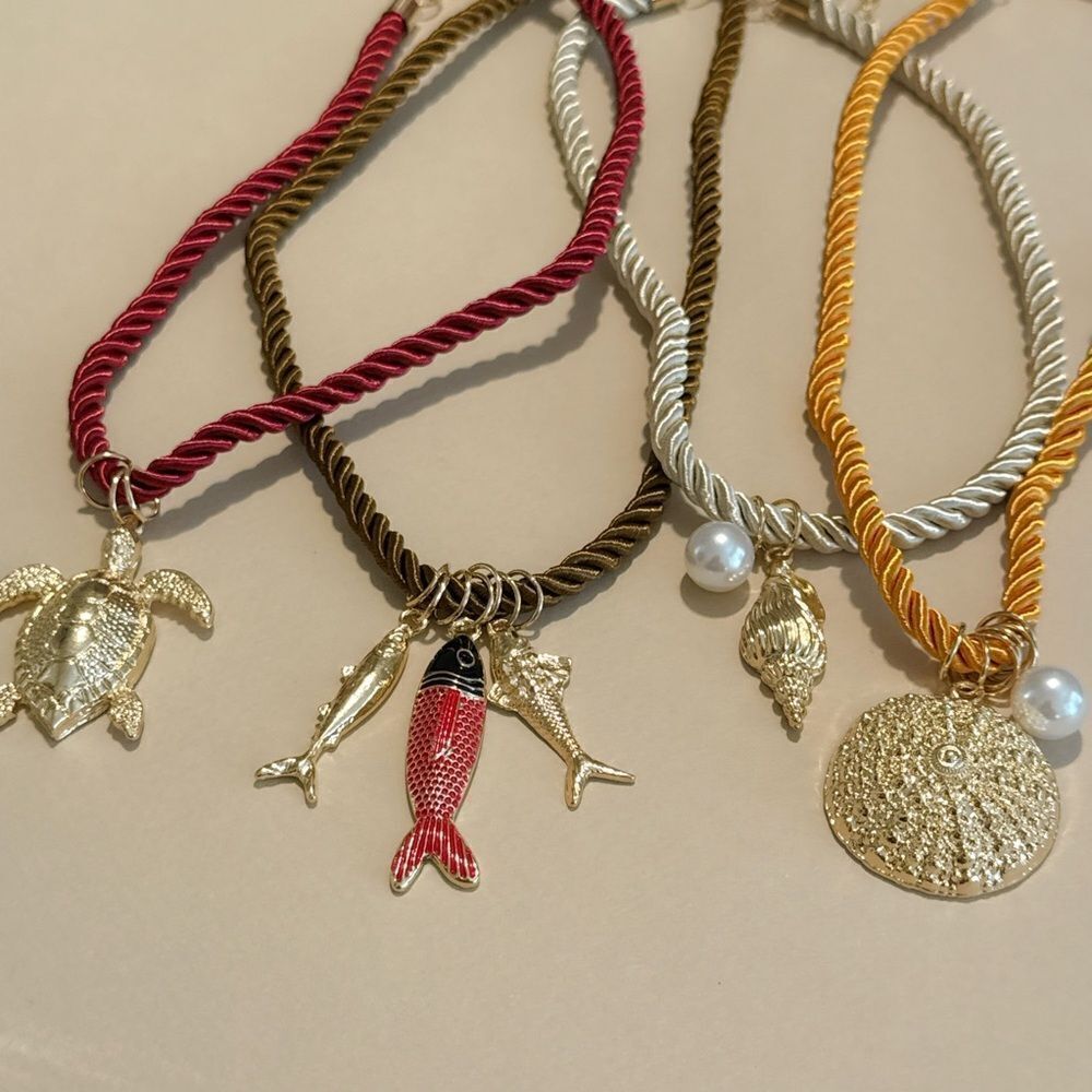 Fish necklace set #1613 - Picture 3 of 4